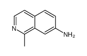 1-Methyl-7-isoquinolinamine结构式