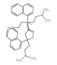 gamma,gamma-Nitrilodimethylenebis(N,N-dimethyl-gamma-propyl-1-naphthalenepropylamine)结构式