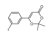 6-(3-iodo-phenyl)-2,2-dimethyl-[1,3]dioxin-4-one picture