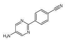 Benzonitrile, 4-(5-amino-2-pyrimidinyl)- (9CI) Structure