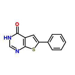 6-PHENYLTHIENO[2,3-D]PYRIMIDIN-4(3H)-ONE Structure