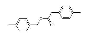 p-methylbenzyl p-methylphenylacetate Structure