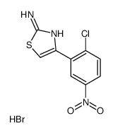 4-(2-chloro-5-nitrophenyl)-1,3-thiazol-2-amine,hydrobromide Structure