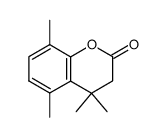 4,4,5,8-tetramethyl-3,4-dihydro-2H-1-benzopyran-2-one Structure