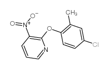 2-(4-氯-2-甲基苯氧基)-3-硝基吡啶结构式