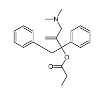 3-[(Dimethylamino)methyl]-1,2-diphenyl-3-buten-2-yl propionate Structure