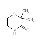 2,2-DIMETHYL-3-THIOMORPHOLINONE Structure