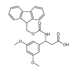 (R)-3-((((9H-芴-9-基)甲氧基)羰基)氨基)-3-(3,5-二甲氧基苯基)丙酸图片