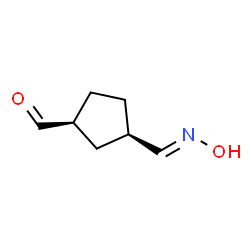 1,3-Cyclopentanedicarboxaldehyde, monooxime, cis- (9CI) picture