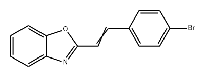 Benzoxazole, 2-[2-(4-bromophenyl)ethenyl]- Structure
