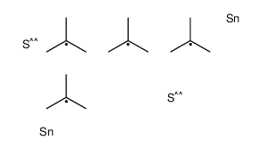 2,2,4,4-tetratert-butyl-1,3,2,4-dithiadistannetane结构式