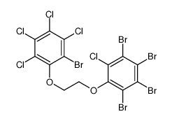 1,2,3,4-tetrabromo-5-[2-(2-bromo-3,4,5,6-tetrachlorophenoxy)ethoxy]-6-chlorobenzene Structure