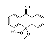 Hydroperoxy-10-methoxy-10-anthrimin-9结构式