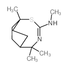 2-Thia-4-azabicyclo[4.2.2]dec-3-en-3-amine,N,1,5,5-tetramethyl- Structure