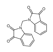 1,1'-methanediyl-bis-indole-2,3-dione Structure