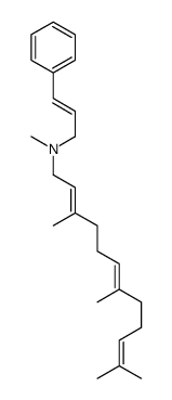 (2E,6Z)-N,3,7,11-tetramethyl-N-[(Z)-3-phenylprop-2-enyl]dodeca-2,6,10-trien-1-amine Structure