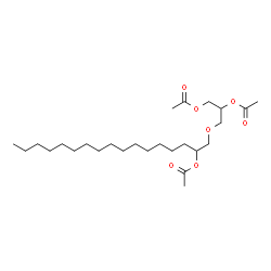 3-[(2-Acetoxyheptadecyl)oxy]-1,2-propanediol diacetate structure