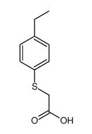 2-(4-ethylphenyl)sulfanylacetic acid结构式