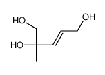 2-methylpent-3-ene-1,2,5-triol结构式