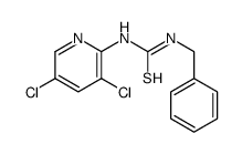 1-benzyl-3-(3,5-dichloropyridin-2-yl)thiourea结构式