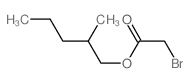 Acetic acid, 2-bromo-,2-methylpentyl ester structure