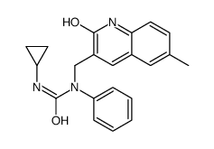 (9CI)-n-环丙基-n-[(1,2-二氢-6-甲基-2-氧代-3-喹啉)甲基]-n-苯基-星空app结构式