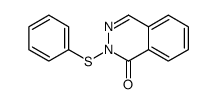 2-phenylsulfanylphthalazin-1-one结构式