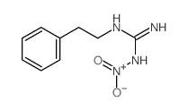 hydroxy-oxo-[(N-phenethylcarbamimidoyl)amino]azanium Structure