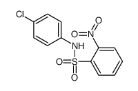 N-(4-chlorophenyl)-2-nitrobenzenesulfonamide structure