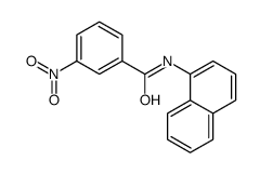 N-naphthalen-1-yl-3-nitrobenzamide structure