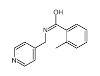 2-methyl-N-(pyridin-4-ylmethyl)benzamide结构式