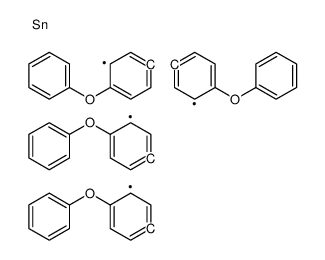 Tetrakis(p-phenoxyphenyl)stannane structure