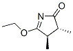 2H-Pyrrol-2-one, 5-ethoxy-3,4-dihydro-3,4-dimethyl-, trans- structure