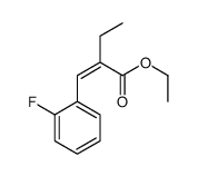 ethyl 2-[(2-fluorophenyl)methylidene]butanoate Structure