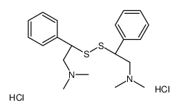 (2R)-2-[[(1R)-2-(dimethylamino)-1-phenylethyl]disulfanyl]-N,N-dimethyl-2-phenylethanamine,dihydrochloride Structure