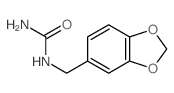 benzo[1,3]dioxol-5-ylmethylurea Structure