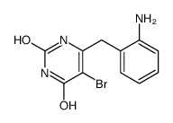 6-[(2-aminophenyl)methyl]-5-bromo-1H-pyrimidine-2,4-dione Structure