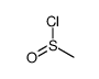 Methanesulfinylchloride Structure