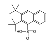 di-tert-butylnaphthalenesulphonic acid Structure