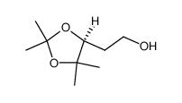 (4'S)-2-(2',2',5',5'-tetramethyl-[1',3']dioxolan-4'-yl)-ethanol Structure