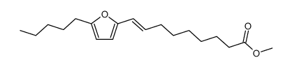 methyl 9-(5-pentylfuryl-2-)-8-nonenoate Structure