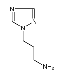 3-(1H-1,2,4-TRIAZOL-1-YL)PROPAN-1-AMINE HYDROCHLORIDE structure