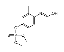 N-(4-dimethoxyphosphinothioyloxy-2-methylphenyl)formamide Structure