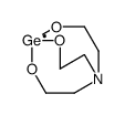 4,6,11-trioxa-1-aza-5λ3-germabicyclo[3.3.3]undecane结构式