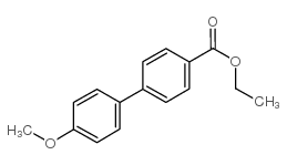 4'-甲氧基-4-连苯基羧酸乙酯结构式