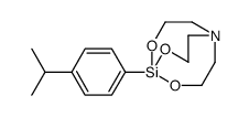 1-(p-Isopropylphenyl)-5-aza-2,8,9-trioxa-1-silabicyclo[3.3.3]undecane Structure