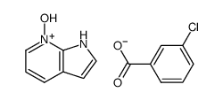 7-Hydroxy-1H-pyrrolo[2,3-b]pyridinium m-chlorobenzoate Structure