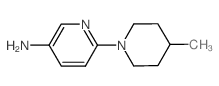 6-(4-methylpiperidin-1-yl)pyridin-3-amine结构式