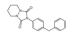 2-(4-benzylphenyl)-5,6,7,8-tetrahydro-[1,2,4]triazolo[1,2-a]pyridazine-1,3-dione Structure