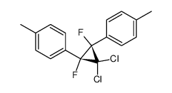 4,4'-((1R,2R)-3,3-dichloro-1,2-difluorocyclopropane-1,2-diyl)bis(methylbenzene) Structure